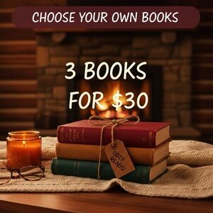 📚 BUNDLE DEAL: Choose Any 3 Books for $30!